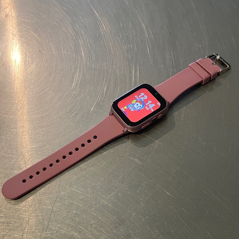 Smartwatch with Pink Strap